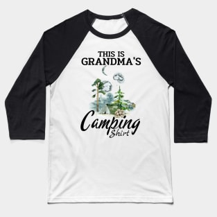 This is Grandma's Camping Baseball T-Shirt